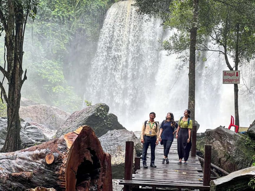 2-Day Angkor Wat, Kulen Mountain, Beng Mealea and Tonle Sap - Phnom Kulen (Kulen Mountain): Waterfalls, Reclining Buddha, Thousand Lingas