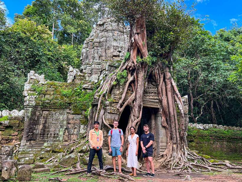 2-Day Angkor Wat, Kulen Mountain, Beng Mealea and Tonle Sap - Angkor Thom, Bayon Faces, and the Royal Terraces
