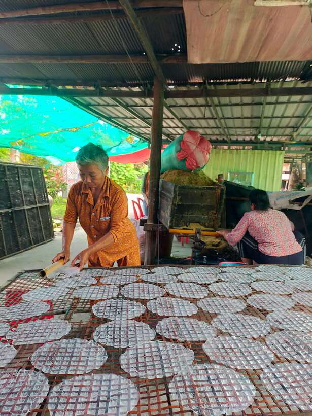 A Day TukTuk Handicrafts Bambootrain Killing&BatCaves,Sunset - Rice Noodles, Bamboo Sticky Rice, and Rice Paper: Watching Khmer Carbs Get Made