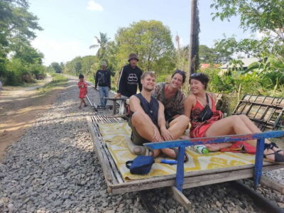 A Day TukTuk Handicrafts Bambootrain Killing&BatCaves,Sunset - Battambang Town Stops: Market Energy and a Local-Story Primer