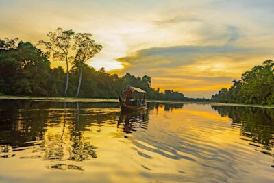 Angkor Bike & Gondola Ride at Twilight - Siem Reap to the First Trails: River Crossing and Golden-Light Starts