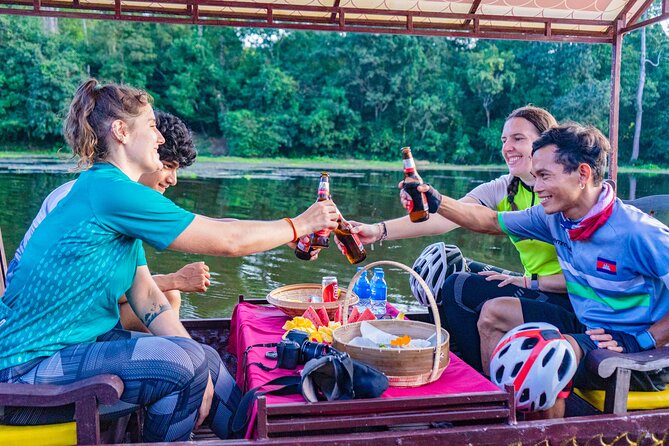 Angkor Bike & Gondola Ride at Twilight - What to Wear in Cambodia Temples (So You Don’t Get Stuck)