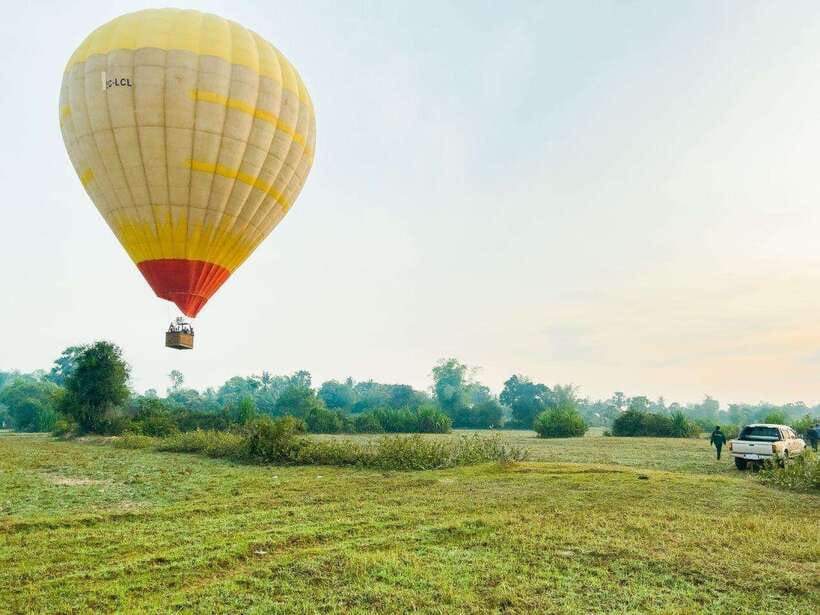 Angkor Stunning Hot Air Balloon - What you’ll see from above: Bakong, Lolei, and daily life below