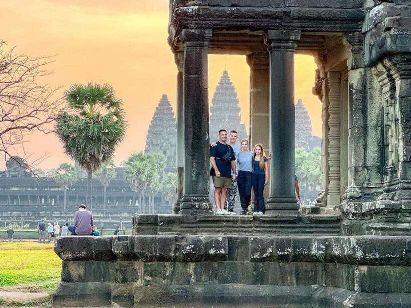 Angkor Wat 1 Day with Sunrise Combined tour with (Tuk Tuk) - Angkor Wat after the crowd leaves: your own pace, your own photos