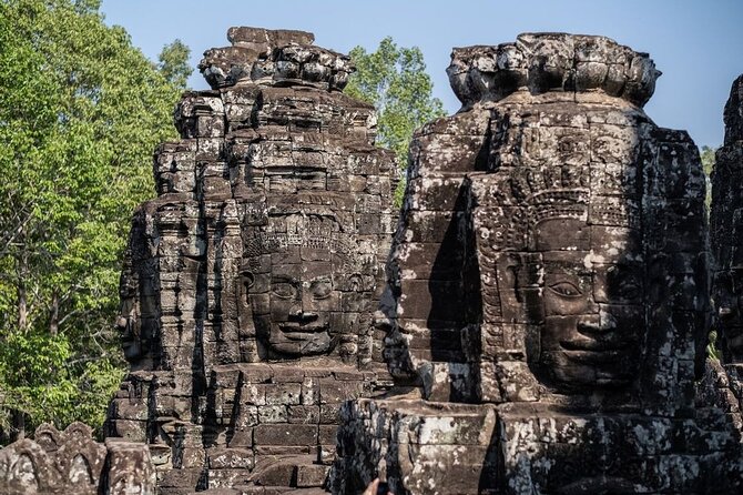 Angkor Wat full Day 'Small Group with sunset & Tour Guide - Stop 5: Angkor Thom—South Gate demons and the Bayon center