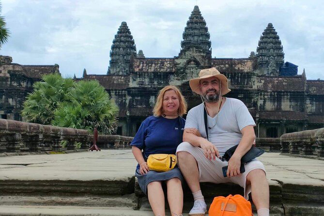 Angkor Wat full Day 'Small Group with sunset & Tour Guide - Stop 6: Phnom Bakheng—your sunset payoff overlooking Angkor Wat