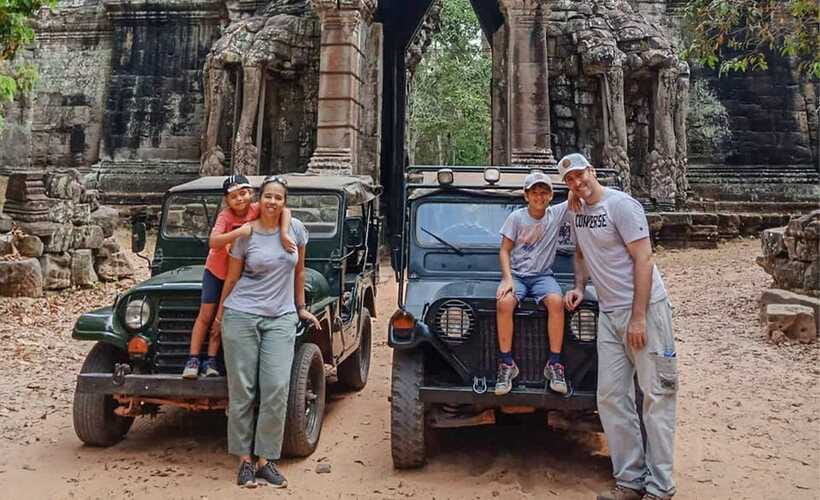 Angkor Wat: Guided Jeep Tour Inclusive lunch at local house - Ta Prohm’s jungle drama, plus the reality of uneven ground