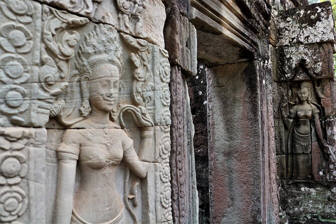 Angkor Wat Highlights and Sunrise Guided Tour from Siem Reap - Bayon and Angkor Thom: faces, geometry, and city-scale thinking