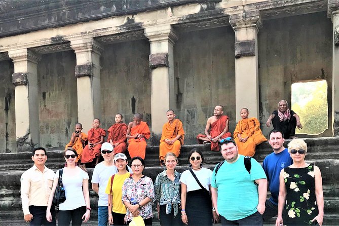 Angkor Wat Sunrise and Tonle Sap Lake 1.5 Days - Angkor Thom South Gate and Bayon: the capital city feeling