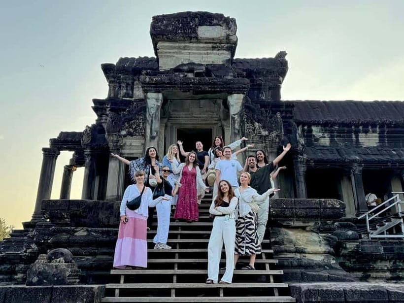 Full-Day Explore Angkor Temples Sunset Tour (with Lunch) - Angkor Wat: symmetry, bas-reliefs, and why you go early
