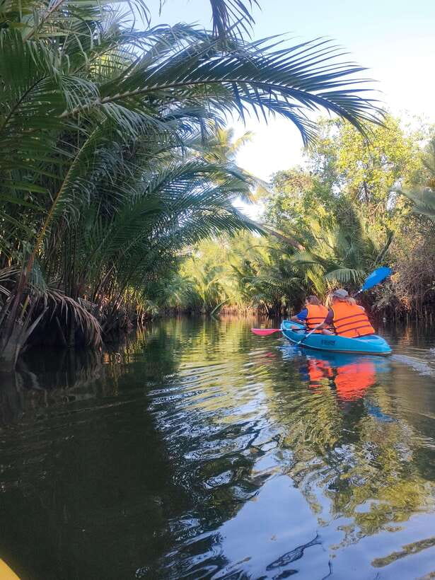 Kayaking tour around green cathedral - Photo stops that actually help you get the shot
