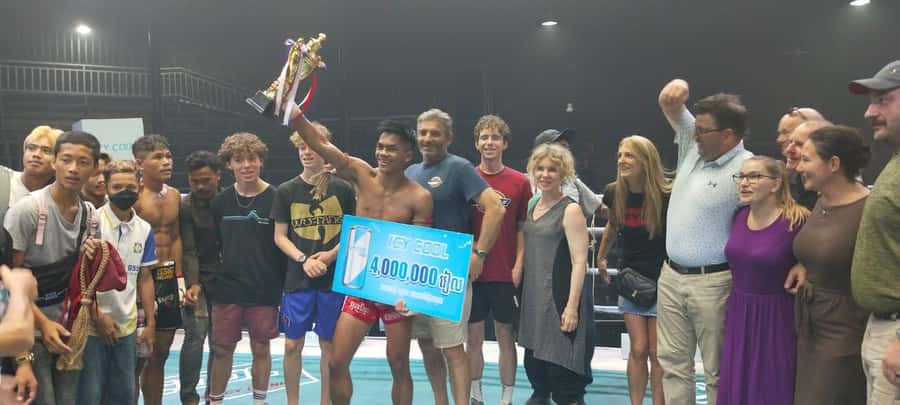 Kick-Boxing: Live Fight Night Tour at National Stadium - VIP Pickup and Ringside Setup in Phnom Penh