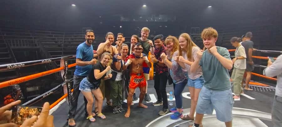 Kick-Boxing: Live Fight Night Tour at National Stadium - The Photo Moment: Likely Personal Photos With Boxers