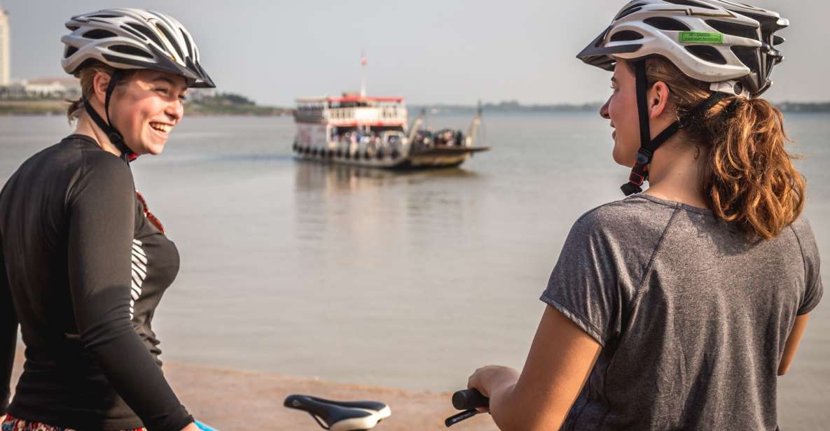 Phnom Penh: Mekong Islands & Silk Islands Guided Bike Tour - Meeting at Areiksart Ferry Port: start time and what to watch for