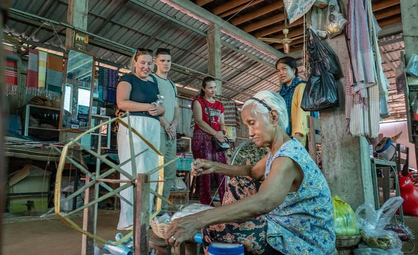 Phnom Penh Silk Island Haft Day Tour - Top Rating Experience - Ferry to the island: where the experience gets real