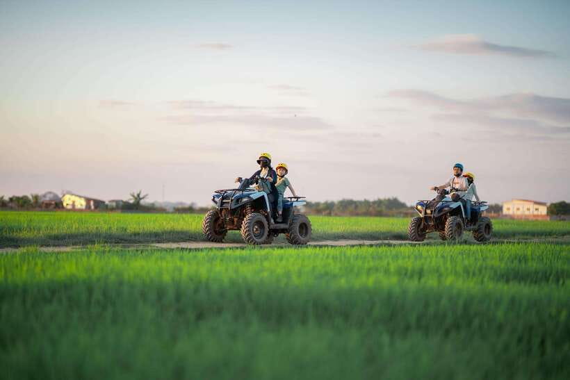Siem Reap: Countryside Khmer village Tour by Quad Bike & ATV - From your hotel to the Polaris Trailboss: starting the ATV village tour