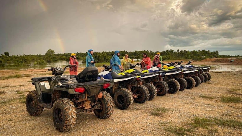 Siem Reap: Countryside Khmer village Tour by Quad Bike & ATV - The crocodile farm stop: wildlife up close, with a dose of weird