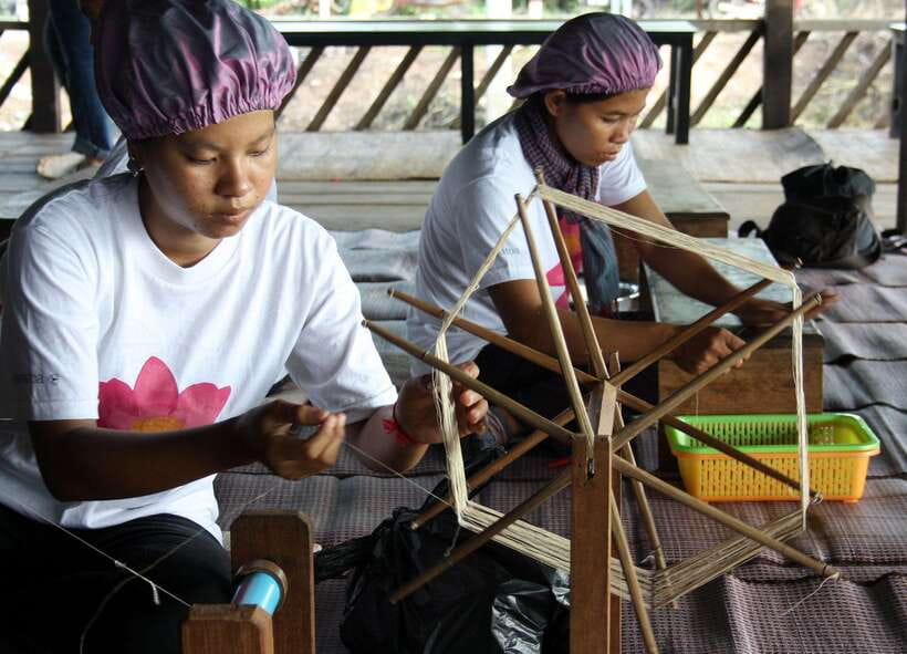 Siem Reap Lotus Silk Farm Discovery tour & Lake experience - Why this women-led lotus silk work feels different
