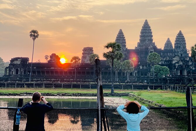 Sunrise Tour of Angkor Temples from Siem Reap - Hotel pickup, air-conditioned comfort, and a small-group cap