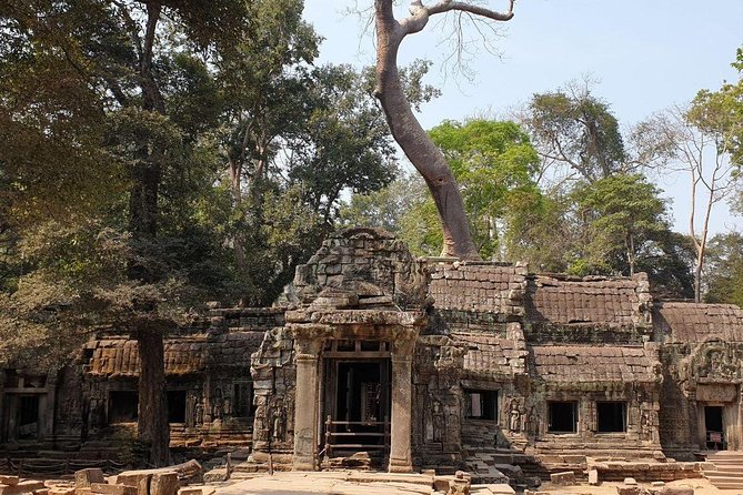 Sunrise Tour of Angkor Temples from Siem Reap - Angkor Thom City en route to Bayon Temple